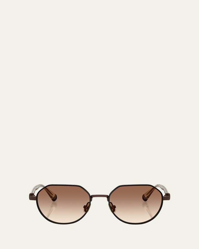 BC1007T Round Titanium Sunglasses